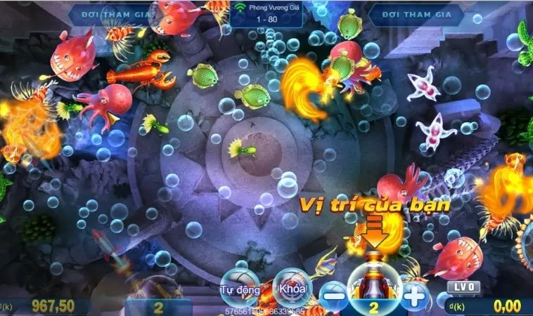 Hệ thống vũ khí trong game Bắn Cá Royal Fishing Tại SunWin