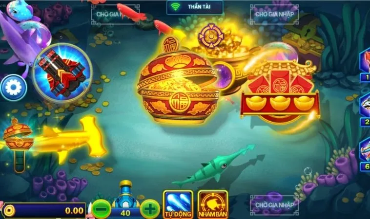 Hệ thống vũ khí trong game Bắn Cá Thần Tài Tại SunWin